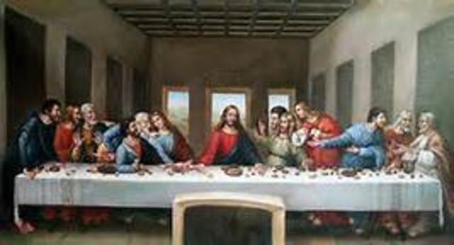 Leanardo De Vinci painted the Last Supper