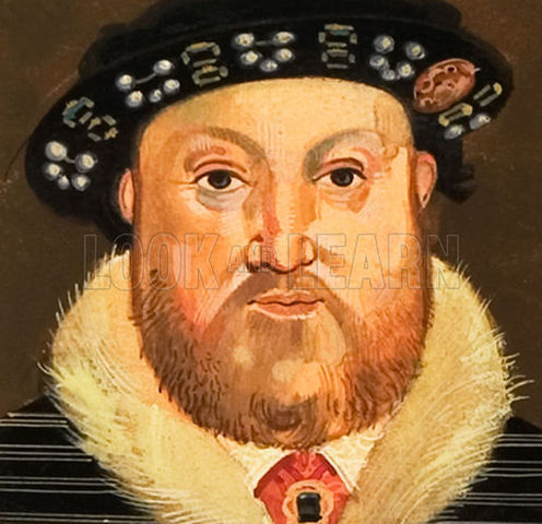 King Henry VIII broke from the Catholic church in Rome and divorced his wife.