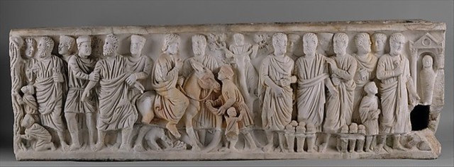 Sarcophagus with Scenes from the Lives of Saint Peter and Christ