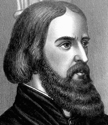 John Huss was burned at the stake for being a dissenter of the Catholic Church.