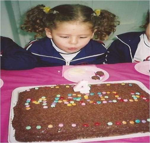 Aniversário na escola-Marcela