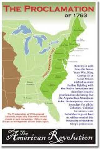 Procalmation of 1763