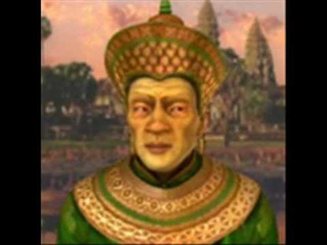 khmer empire expanded and built more palaces the king was Suryavarman I