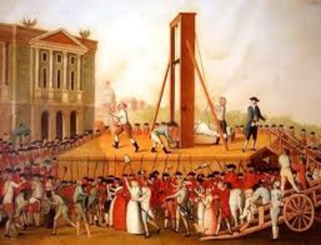 Queen Marie Antoinette is guillotined