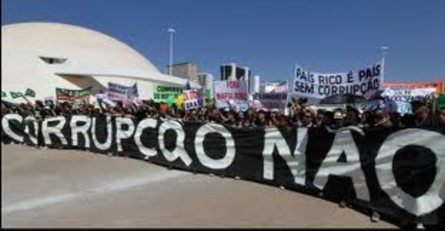 Não para a corrupção por Gabriel Haddad