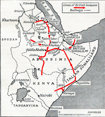British troops defeat British Somalia
