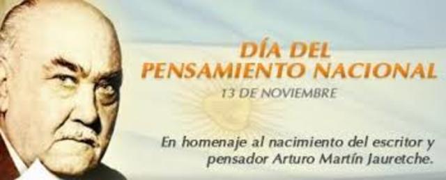 DIA DEL PENSAMIENTO NACIONAL