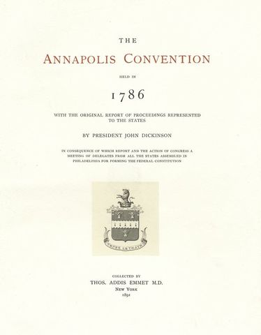 annapolis convention