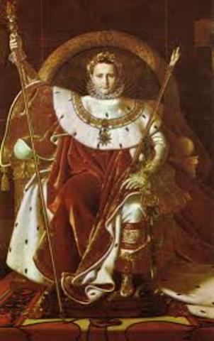 Napoleon's brother takes the throne