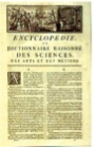 Publicacion de la primera enciclopedia