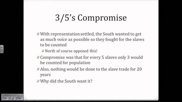The 3/5ths compromise