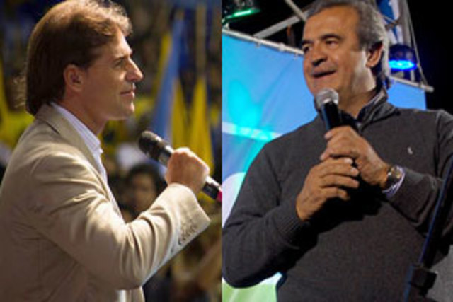 Elecciones internas: Lacalle Pou se impone ante Jorge Larrañaga