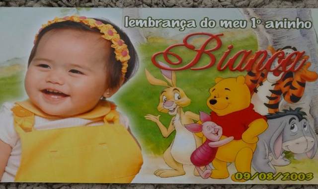 Aniversário de 1 ano-Bianca