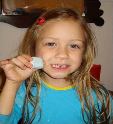 Meu primeiro dente caído