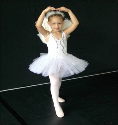Minha primeira apresentação de balé