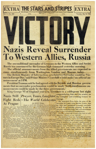 Germany Surrenders (VE Day)