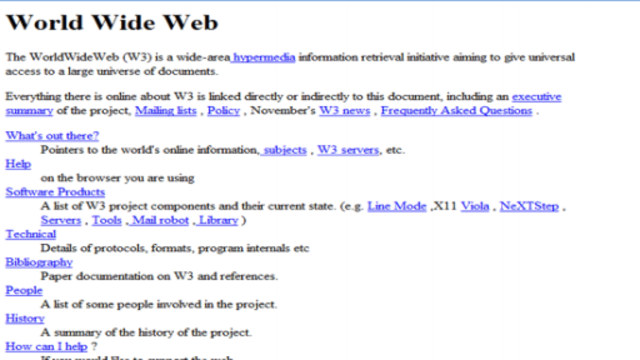 Primera pagina de internet
