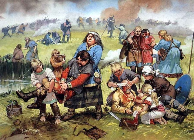 Западные готы нарушают границу Римской империи.