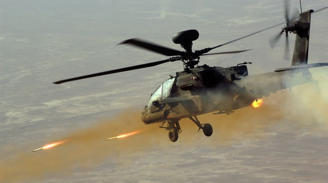 US Heli Base is attacked