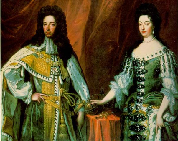 William and Mary ruled England after the Glorious Revolution