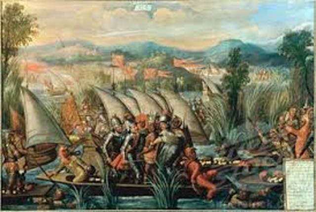 Hernando Cortez the Navigator and his forces conquered the Aztec Empire