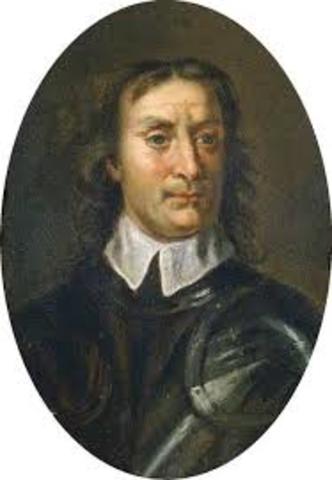 Oliver Cromwell wins the English Civil war and executes Charles I.