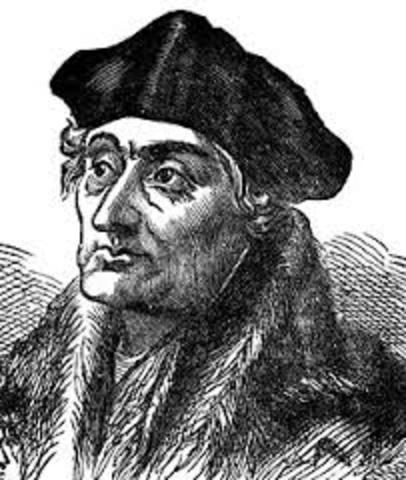 Erasmus wrote the Praise of Folly