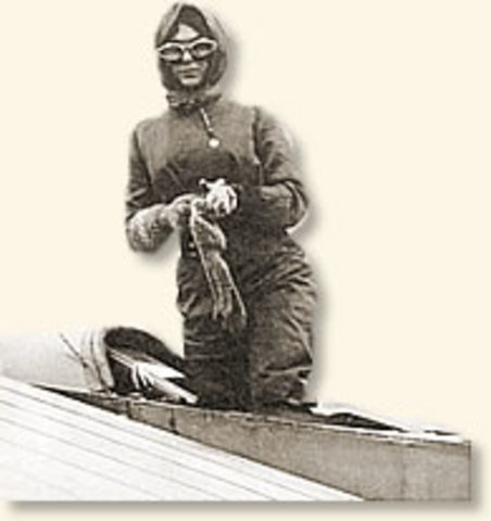 Flying across the English Channel