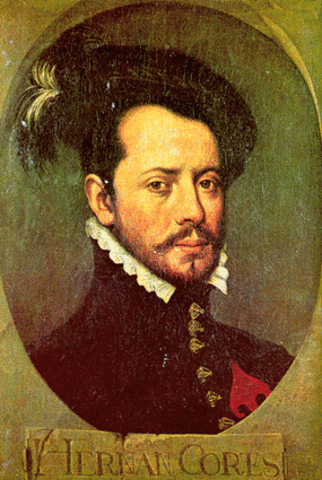 Hernán Cortés conquered the Aztec Empire