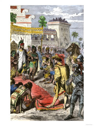 Hernando Cortes and his Forces conquered the Aztec empire