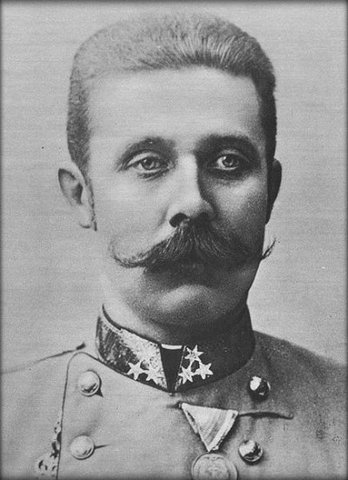 Archduke Franz Ferdinand was Assasinated.