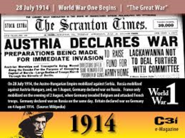 Austria-Hungary Declares War on Serbia