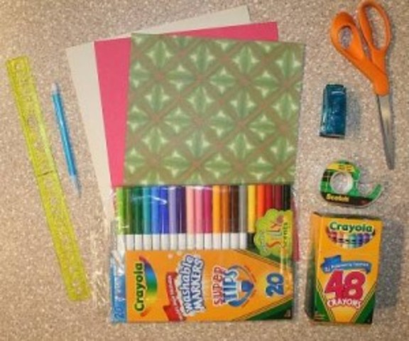 Los materiales que usaba para trabajar.