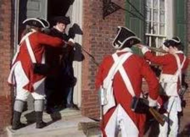 Quatering Act of 1765