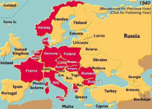 The  second world war started.