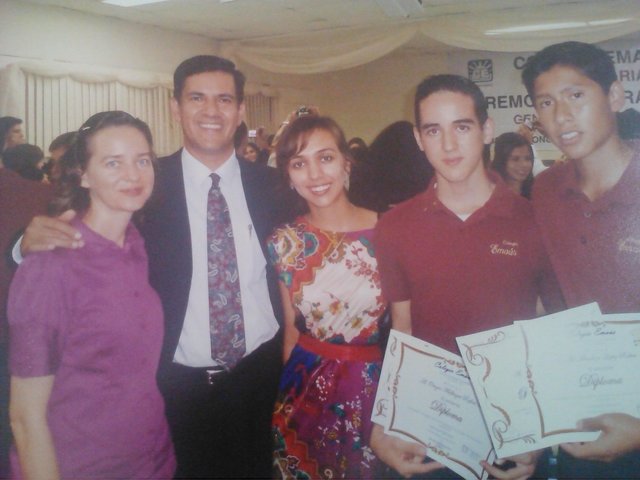 Termine mi primero año de escuela.