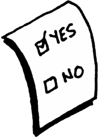 Eckels and the official discuss the present