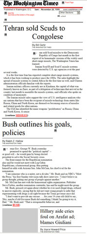 Washington Times first snapshot