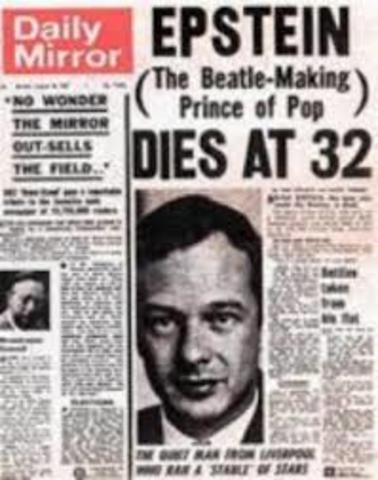Dies Brian Epstein (“the fifth Beatle” )