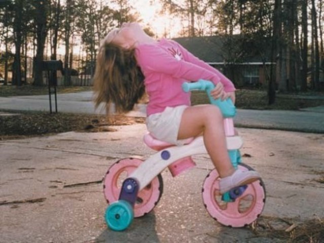 Aprendo a montar en bici