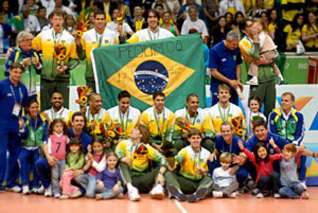 Vôlei maculino ganha ouro