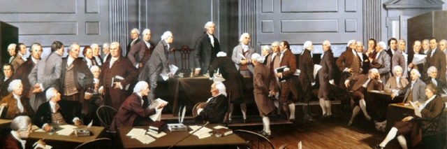 The Constitution is signed