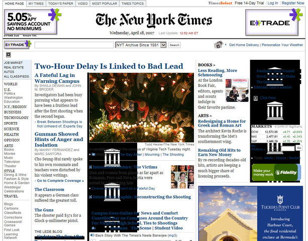 Virginia Tech shootings (New York Times)