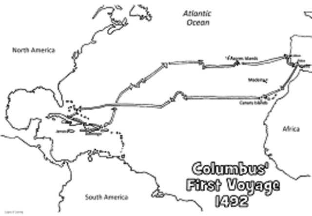 Columbus's first voyage