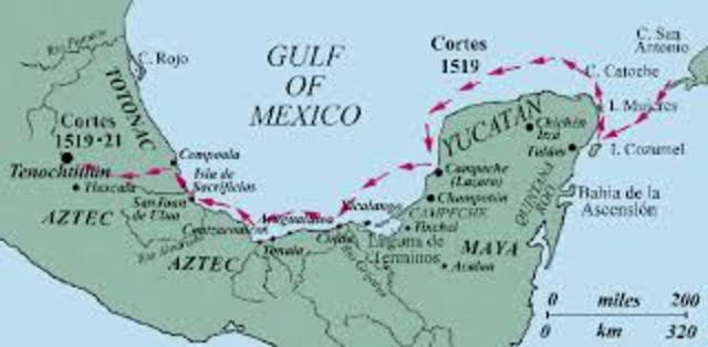 Cortes's voyage
