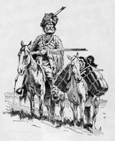 Mountain Men Cross the Rockies