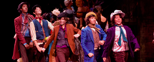 Acting for the first time in a work of theater