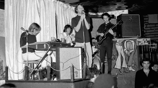 The doors showed in the whisky a go go bar