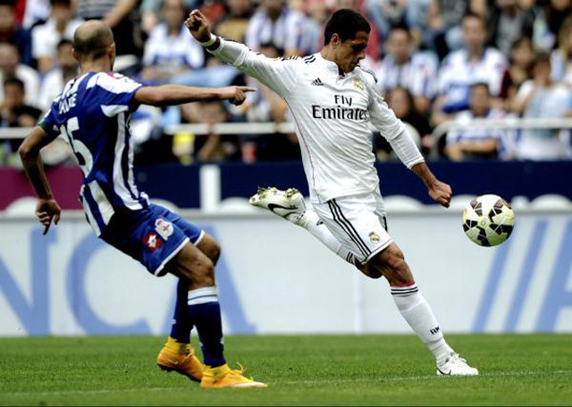 Chicharito scored the best goal of the month