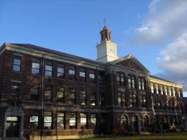 La escuela de high school!